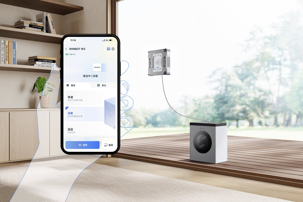 Ecovacs Winbot Silver W3 Omni (Winbot W3 Omni)