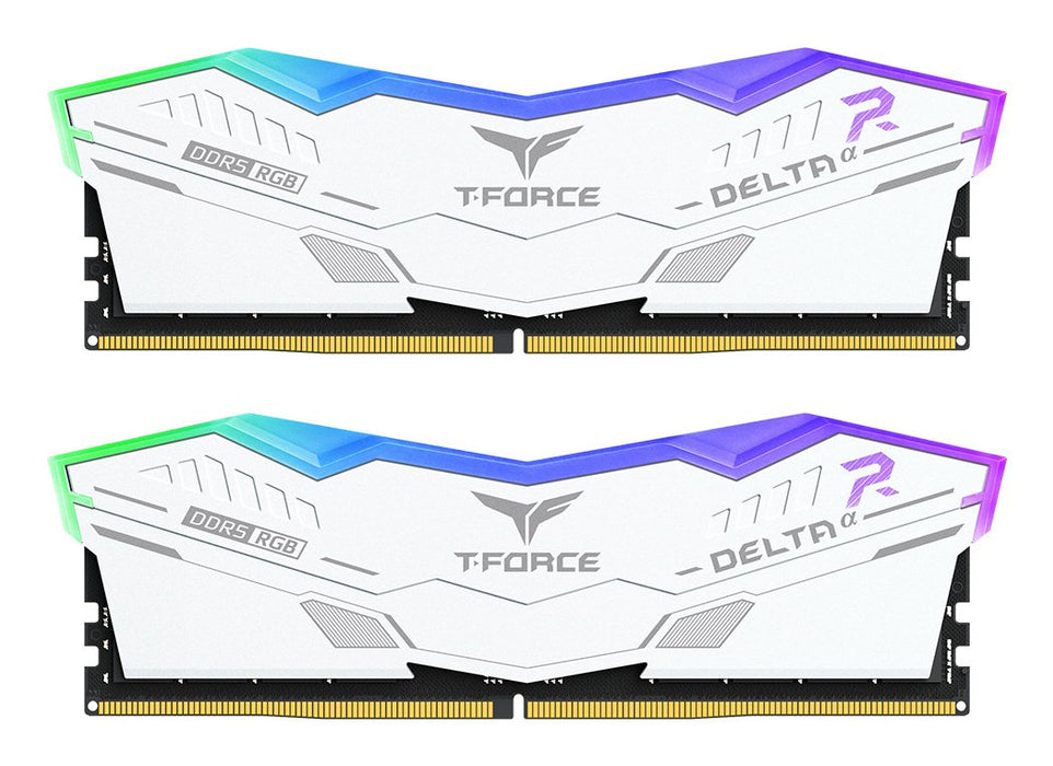 Ddr5 32gb Kit 2x16gb Pc 6000 Team T-Force Delta Rgb Cl30 Ff8d532g6000hc30dc01 Weiss