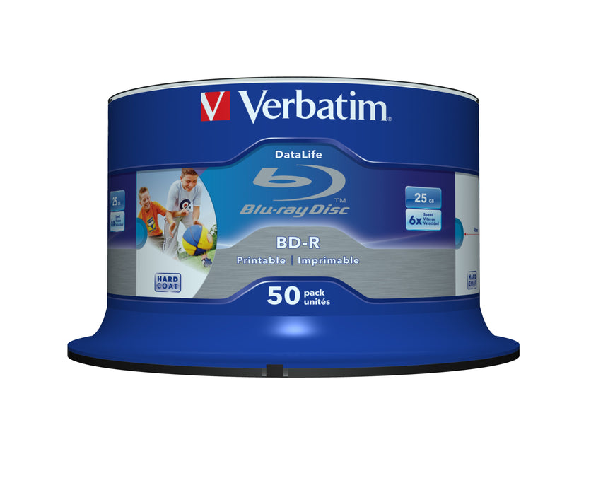 EAN 0023942438120 - Verbatim 43812 disco blu-ray lectura/escritura (BD) BD-R 25 GB 50 pieza(s) imagen 1