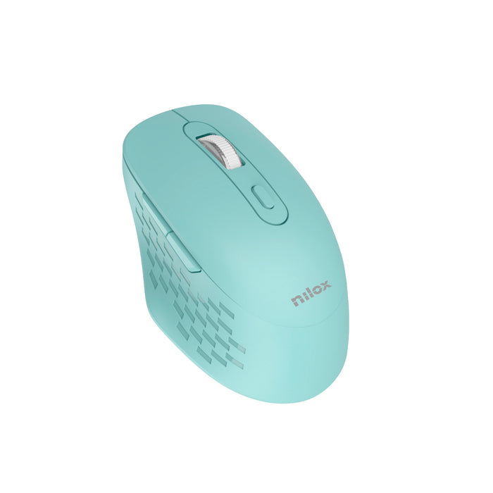 EAN 8431775136458 - Nilox RATON DUAL WIRELESS 1600 DPI VERDE ratón Oficina Bluetooth + USB Type-A Óptico imagen 5