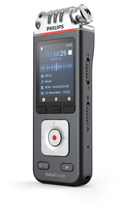 EAN 0855971006519 - Philips Voice Tracer DVT7110/00 dictáfono Tarjeta flash Antracita, Cromo imagen 3