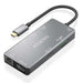EAN 8435739901724 - AISENS ASUC-9P018-GR base para portátil y replicador de puertos Alámbrico USB 3.2 Gen 1 (3.1 Gen 1) Type- imagen 1