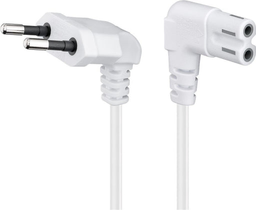 EAN 4040849973499 - Goobay 97349 cable de transmisión Blanco 1,5 m Enchufe tipo C C7 acoplador imagen 1