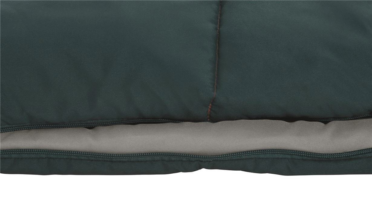Easy Camp Moon 200 Adulto Saco De Dormir Rectangular Microfibra, Poliéster Verde Azulado