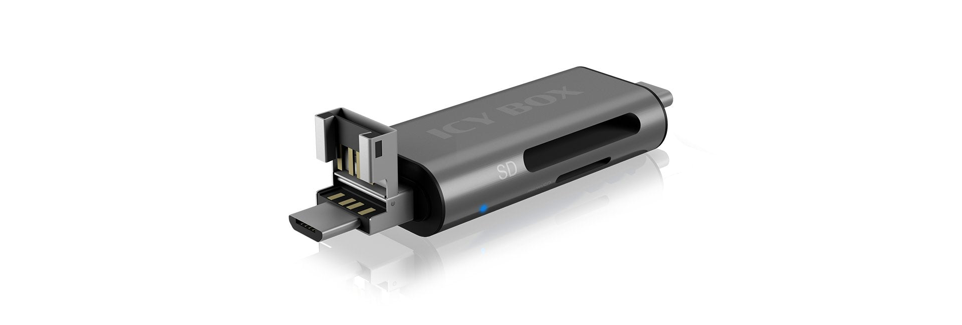 EAN 4250078171232 - ICY BOX IB-CR201-C3 lector de tarjeta USB 3.2 Gen 1 (3.1 Gen 1) Type-C Antracita imagen 5