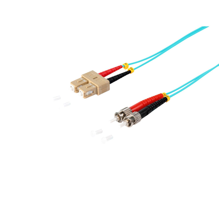 S-Impuls Duplex Cable De Red Sc Sc 50 125? Om3 Aqua 5,0m