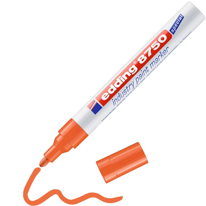 EAN 4004764103690 - Edding 8750 marcador permanente Punta redonda Naranja 1 pieza(s) imagen 1