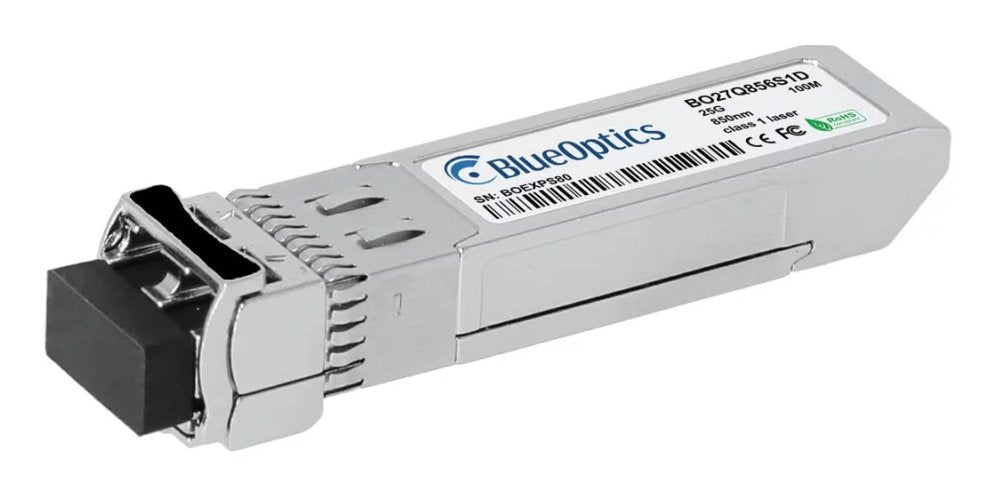 Blueoptics Dell Networking D2vx1 Blueoptics Bo27q856s1d Sfp28 Transceiver, 25gbase-Sr, Multimode Fiber, 850nm, 100 M