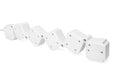 EAN 4016032463917 - Digitus DA-70620 base múltiple 1,6 m 4 salidas AC Interior Negro, Blanco imagen 11