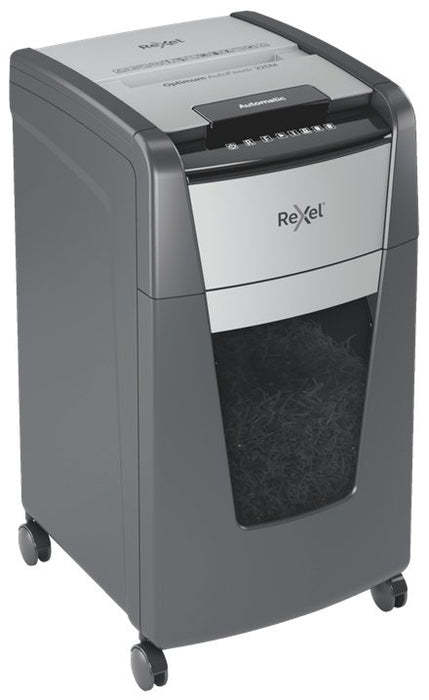 EAN 5028252613927 - Rexel AutoFeed+ 225M triturador de papel Microcorte 55 dB 23 cm Negro, Gris imagen 3