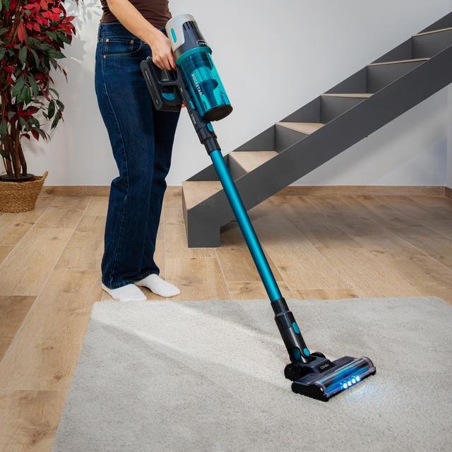 EAN 8435771998164 - Cecotec Conga Rockstar 1500 Horizon Genesis XL Aspiradora escoba Batería Secar Sin bolsa Negro, Azul imagen 4