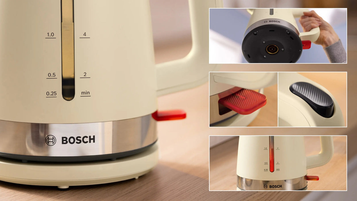 Tetera Eléctrica  Bosch Mymoment 1,7 L 2400 W Crema De Color