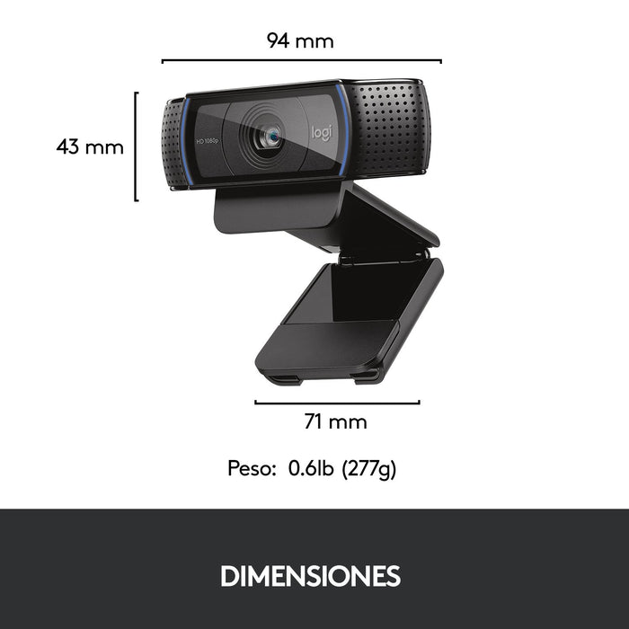 EAN 5099206061309 - Logitech 960-001055 cámara web 3 MP 1920 x 1080 Pixeles USB Negro imagen 7