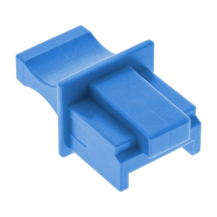 Inline Dust Cover Para Rj45 Hembra Azul 10uds.