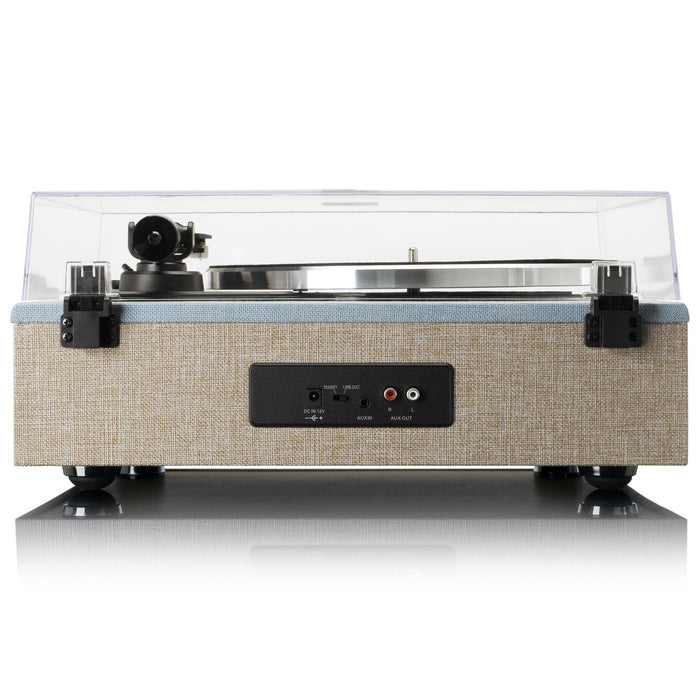 Tocadiscos  Lenco Ls-440  De Tracción Por Correa Azul, Gris Pardo Automático