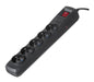 EAN 5901443113379 - Activejet ACP-5GN 5M CZ base múltiple 5 salidas AC Interior Negro imagen 1