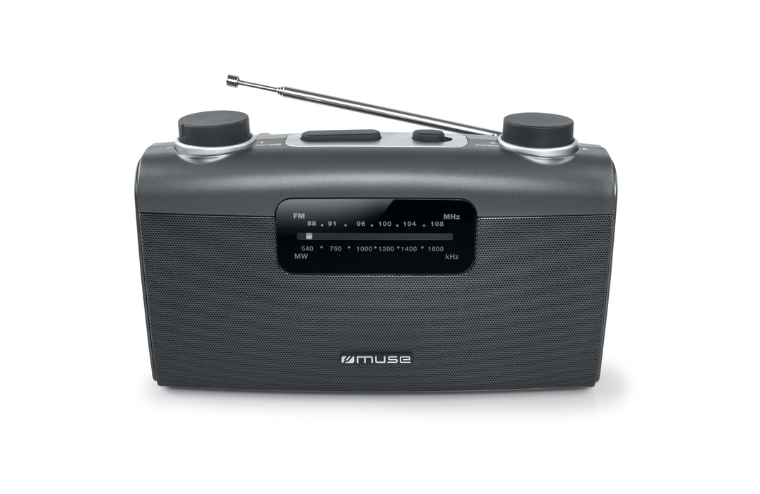 EAN 3700460206475 - Muse M-058 R Portátil Analógica Negro, Gris imagen 2