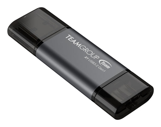 EAN 4711430803739 - Team Group X1 USB 3.2 Gen1 unidad flash USB 64 GB USB Type-A / USB Type-C 3.2 Gen 1 (3.1 Gen 1) Negro, Gr imagen 2