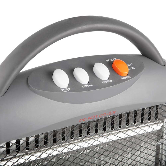 Orbegozo Bp 5008 Calentador Halogeno Portatil - Potencia De 1200w - Silencioso - Emision Instantanea De Calor - Sistema