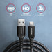 EAN 8595247906854 - Axagon BUCM-AM15AB cable USB USB 2.0 1,5 m USB A USB C Negro imagen 2