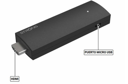 EAN 9120137870206 - Strong LEAP-UNA HDMI 2K Ultra HD Android Negro imagen 2