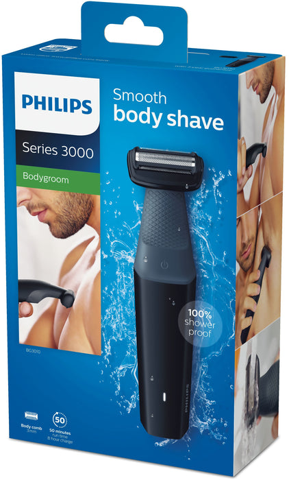 EAN 8710103843726 - Philips BODYGROOM Series 3000 BG3010/15 afeitadora corporal Negro, Gris imagen 3