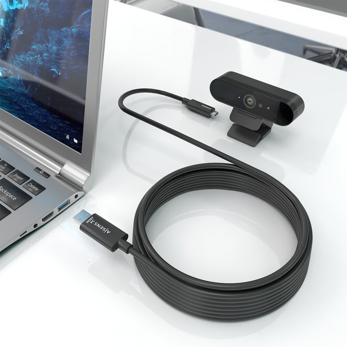 EAN 8435739902691 - AISENS A157-0925 cable USB USB 3.2 Gen 2 (3.1 Gen 2) 15 m 2 x USB A USB C Negro imagen 4