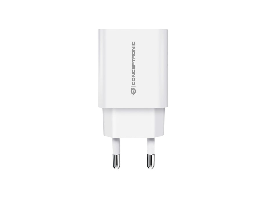 EAN 4015867236451 - Conceptronic ALTHEA14W cargador de dispositivo móvil Universal Blanco Corriente alterna Carga rápida Inte imagen 2