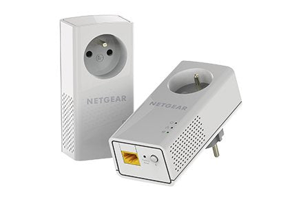 Netgear Pack De 2 Cpl Gigabit 1000mbps Con Prise Filtroe