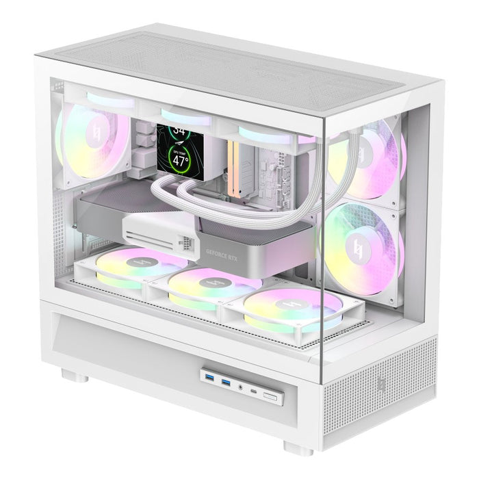 Caja  Pc Gamemax  Nex C31 Wh  Matx Btf