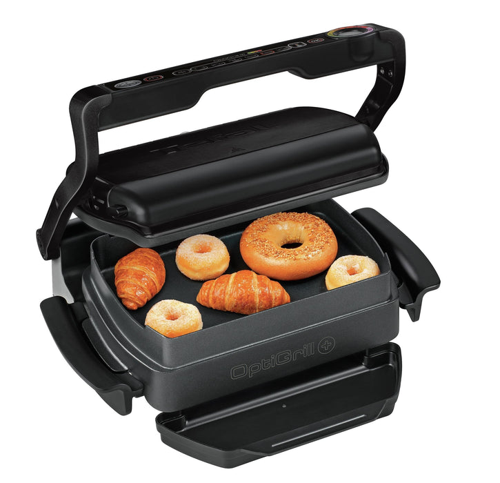 Grill Electric Tefal Optigrill+ Gc 7148 (Contact Grill; 2000w; Black Color)