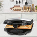 EAN 4006160639735 - Clatronic ST 3778 sandwichera 750 W Negro, Acero inoxidable imagen 3