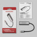 EAN 8595247906618 - Axagon ADE-25RC adaptador y tarjeta de red Ethernet 2500 Mbit/s imagen 10