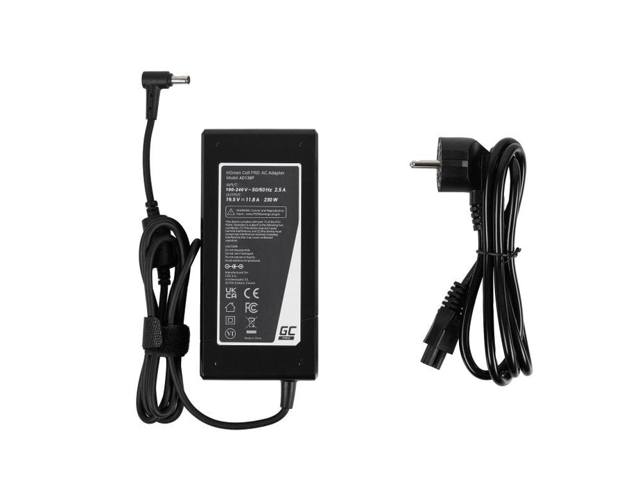 Green Cell Ad138p Adaptador E Inversor De Corriente Universal 230 W Negro