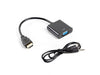EAN 5901969408805 - Lanberg AD-0017-BK adaptador de cable de vídeo 0,2 m VGA (D-Sub) HDMI tipo A (Estándar) Negro imagen 1