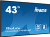 EAN 4948570122295 - iiyama LH4360UHS-B1AG pantalla de señalización Pizarra de caballete digital 108 cm (42.5") LED Wifi 500 c imagen 4
