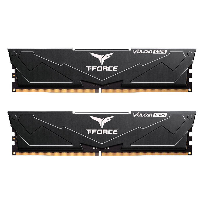 Team Group Memoria Ram Vulcan? Black - 32 Gb (2 X 16 Gb Kit) - Ddr5 6000 Udimm Cl30