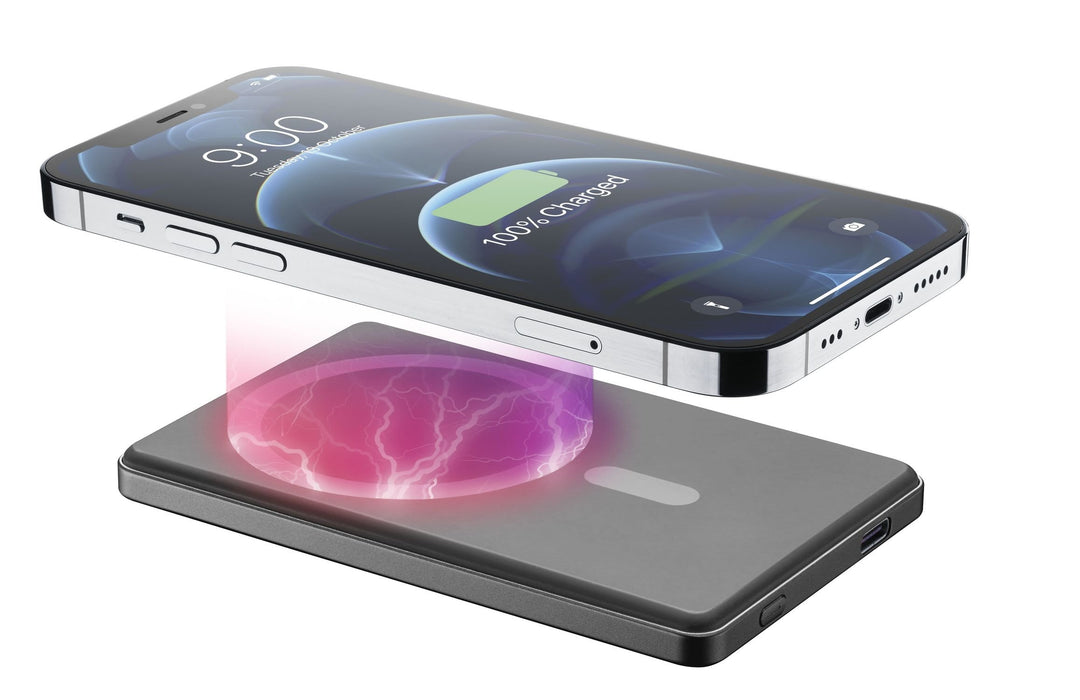 EAN 8018080471674 - Cellularline 8018080471674 5000 mAh Cargador inalámbrico Gris imagen 3