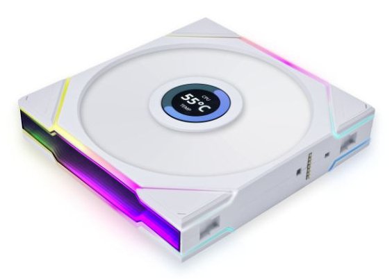 Lian Li Uni Fan Tl140 Lcd Wireless Blanco  Ventilador De Caja