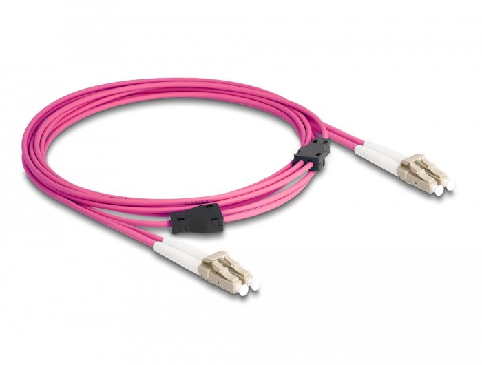 Delock Lwl Cable Mit Metallarmierung Lc Duplex Zu Lc Duplex Multimode Om4 3 M