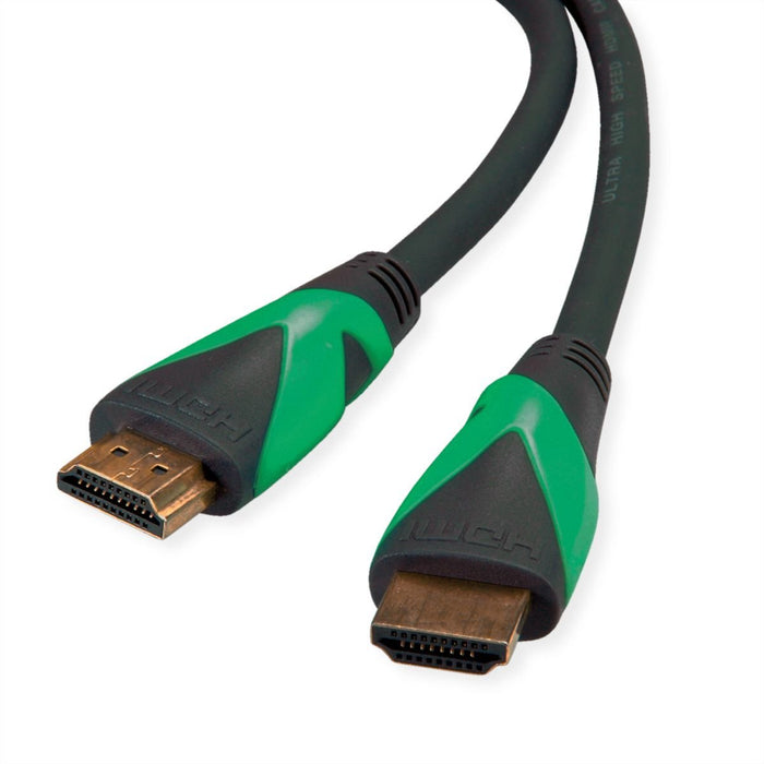 Roline Verde Atc 8k Hdmi Ultra Hd Cable Mit Ethernet, St St, Schwarz, 2 M