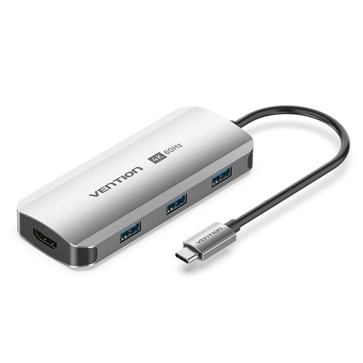 EAN 6922794774483 - Vention TQDHB base para portátil y replicador de puertos Alámbrico USB 3.2 Gen 1 (3.1 Gen 1) Type-C Gris imagen 1
