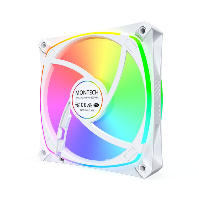 EAN 4710562740875 - Montech AX120 PRO Carcasa del ordenador Ventilador 12 cm Blanco 1 pieza(s) imagen 6