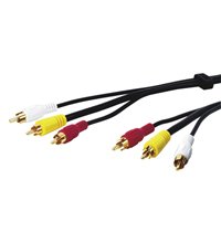 EAN 4040849503429 - Goobay AVK 201-1500 15.0m cable de vídeo compuesto 15 m 3 x RCA Negro imagen 1