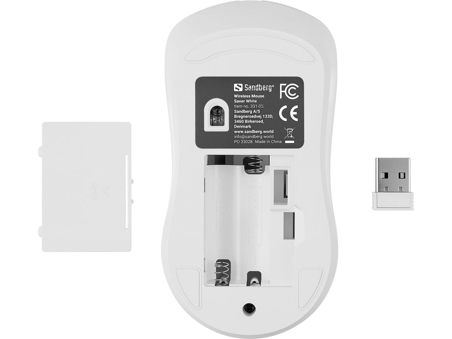 Wireless Mouse Saver White Wireless Mouse Saver White
