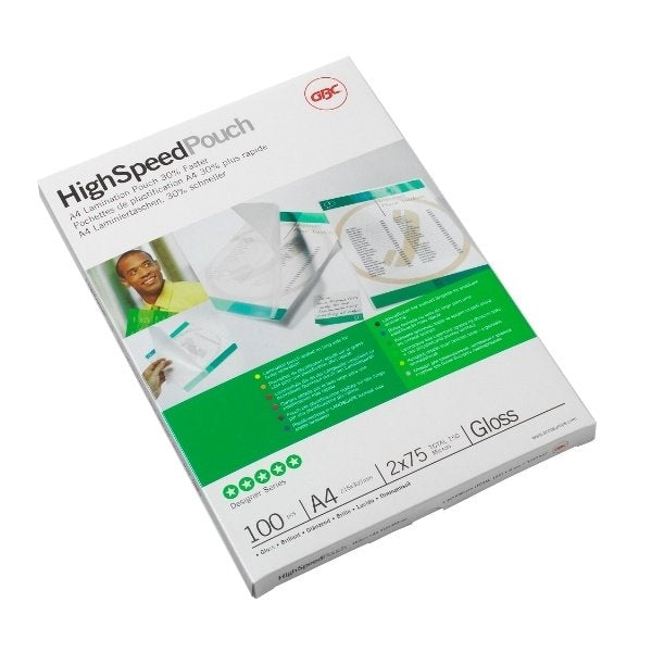 Gbc Highspeed Pouch - Pack De 100 - Transparente - Transparente