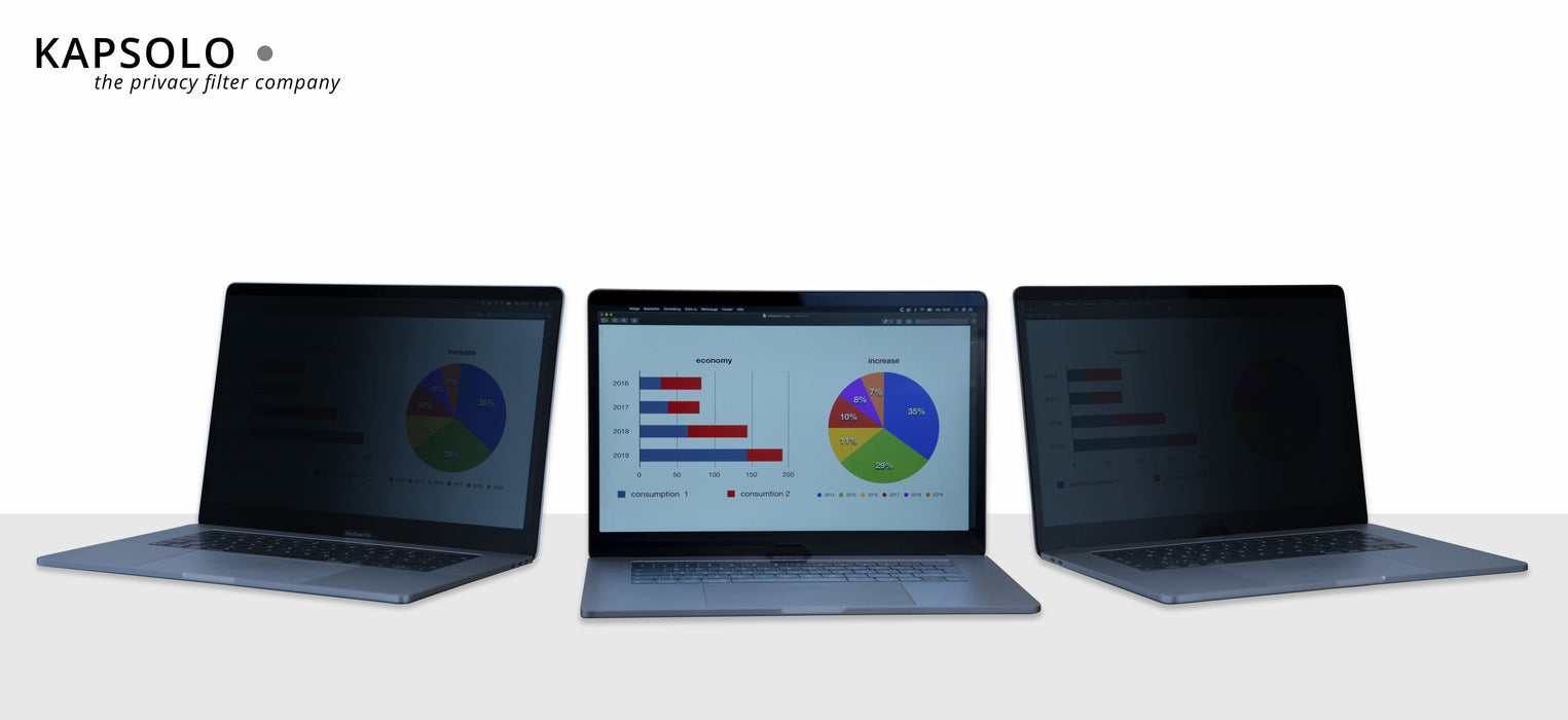Filtro De Privacidad Adhesivo De 4 Vías Kapsolo Para Acer Switch Alpha 12
