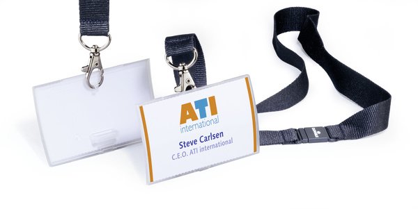 Click Fold Namensschilder Transparente 9 Cm X 5.4 Cm