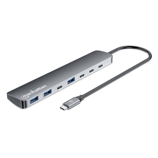 EAN 766623181167 - Manhattan 181167 base para portátil y replicador de puertos Alámbrico USB 3.2 Gen 2 (3.1 Gen 2) Type-C Gri imagen 1