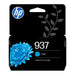 EAN 0199764687807 - HP 937 Cyan Original Ink Cartridge cartucho de tinta 1 pieza(s) Rendimiento estándar imagen 1